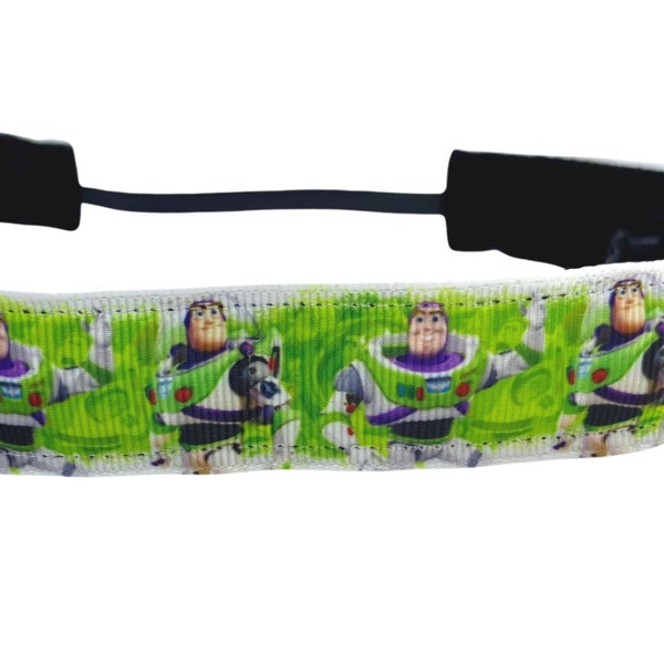 Toy Story headband. Nonslip sports headband. 7/8" width. Handmade in the USA.