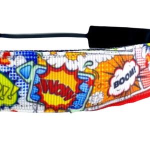 Wonder woman headband. Nonslip sports headband. 7/8" width. Handmade in the USA. Comic