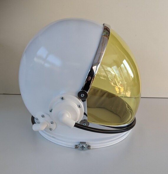 astronaut motorcycle helmet for sale Spirit Halloween Adult White | Astronaut Cosplay | Astronaut Costume Accessory | Space Helmet just push button andhear real astronaut sounds Astronaut Costume Helmets for sale