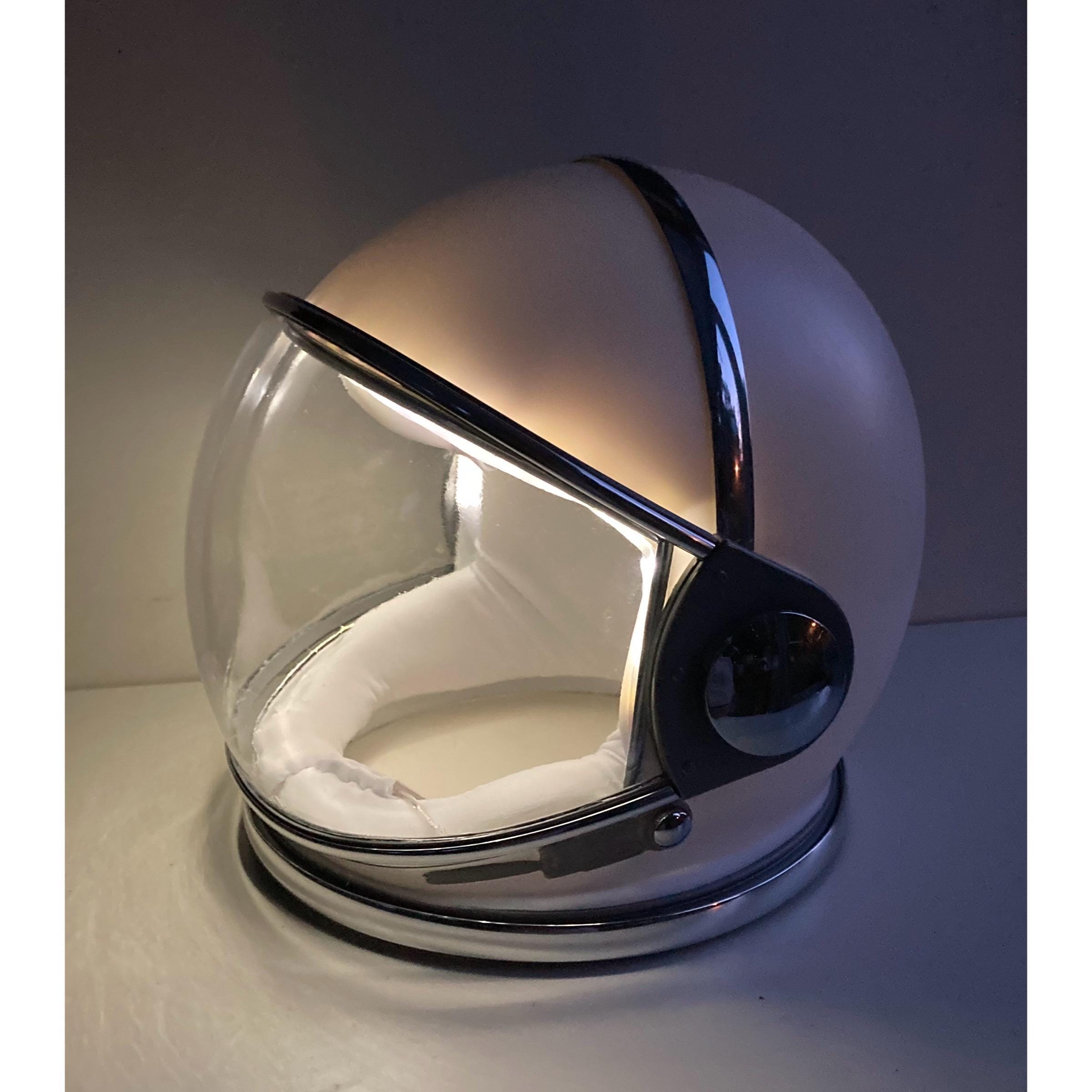 LED Astronaut Helmet With Flip Visor - Etsy LED Astronaut Helmet With Flip Visor - Etsy