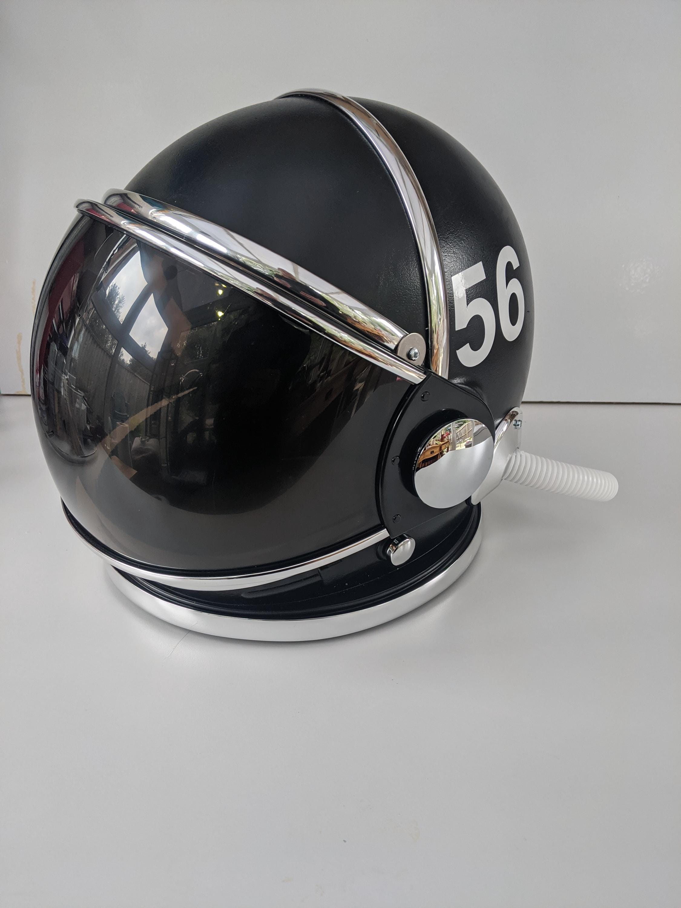 Deluxe Flip Visor Astronaut Helmet in White & Black - Etsy