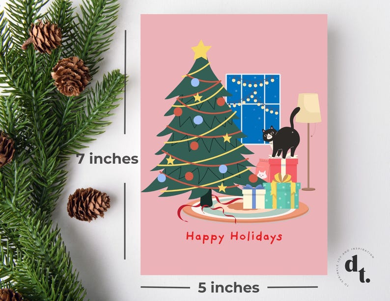 Funny Christmas Printable Card Cat Christmas Card Cat Christmas Card Funny Christmas Printable Card Cat Christmas Card Cat Christmas Card