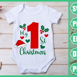 My First Christmas SVG, Christmas Onesie svg, Christmas SVG, Baby Christmas Shirt svg, Christmas Shirt, First Christmas svg, Cricut Cut File