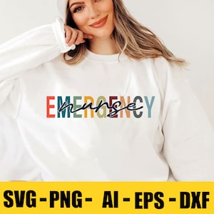 Krankenschwester SVG PNG: ER Krankenschwester Geschenk (Digitale Dateien)