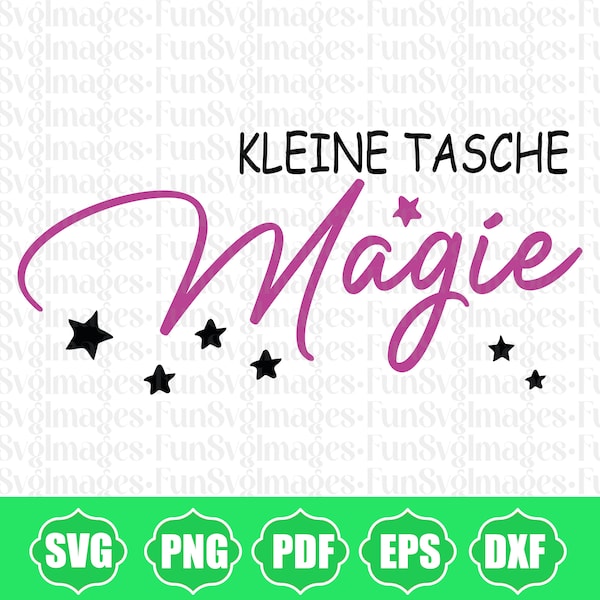 Kleine tasche magie, Plotter file, COSMETIC BAG svg png, makeup bag svg, Beauty Bag svg, Makeup bag svg