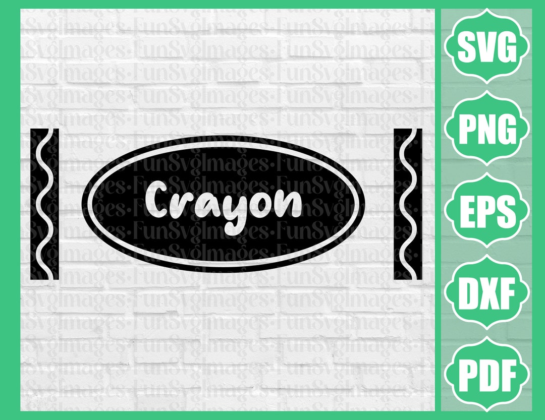 Crayon Svg Crayon Wrapper Svg Crayon Costume Svg Halloween Etsy