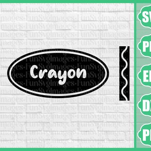Crayon Svg, Crayon Wrapper Svg, Crayon Kostuum Svg, Halloween Crayon Svg, Crayon Cut File, Crayon Wrapper Cut File, Crayon Shirt Svg