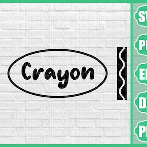 Crayon Svg, Crayon Wrapper Svg, Crayon Kostuum Svg, Halloween Crayon Svg, Crayon Cut File, Crayon Wrapper Cut File, Crayon Shirt Svg
