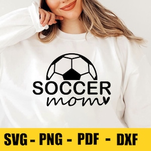 Soccer Mom SVG: Game Day Vibes Design (Digital Download)