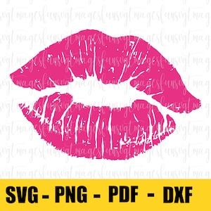 LIPS svg, pink lips svg, Kiss svg, American lips svg, Kiss design, Cricut and silhouette, Valentines svg, Valentines day svg, red lips svg