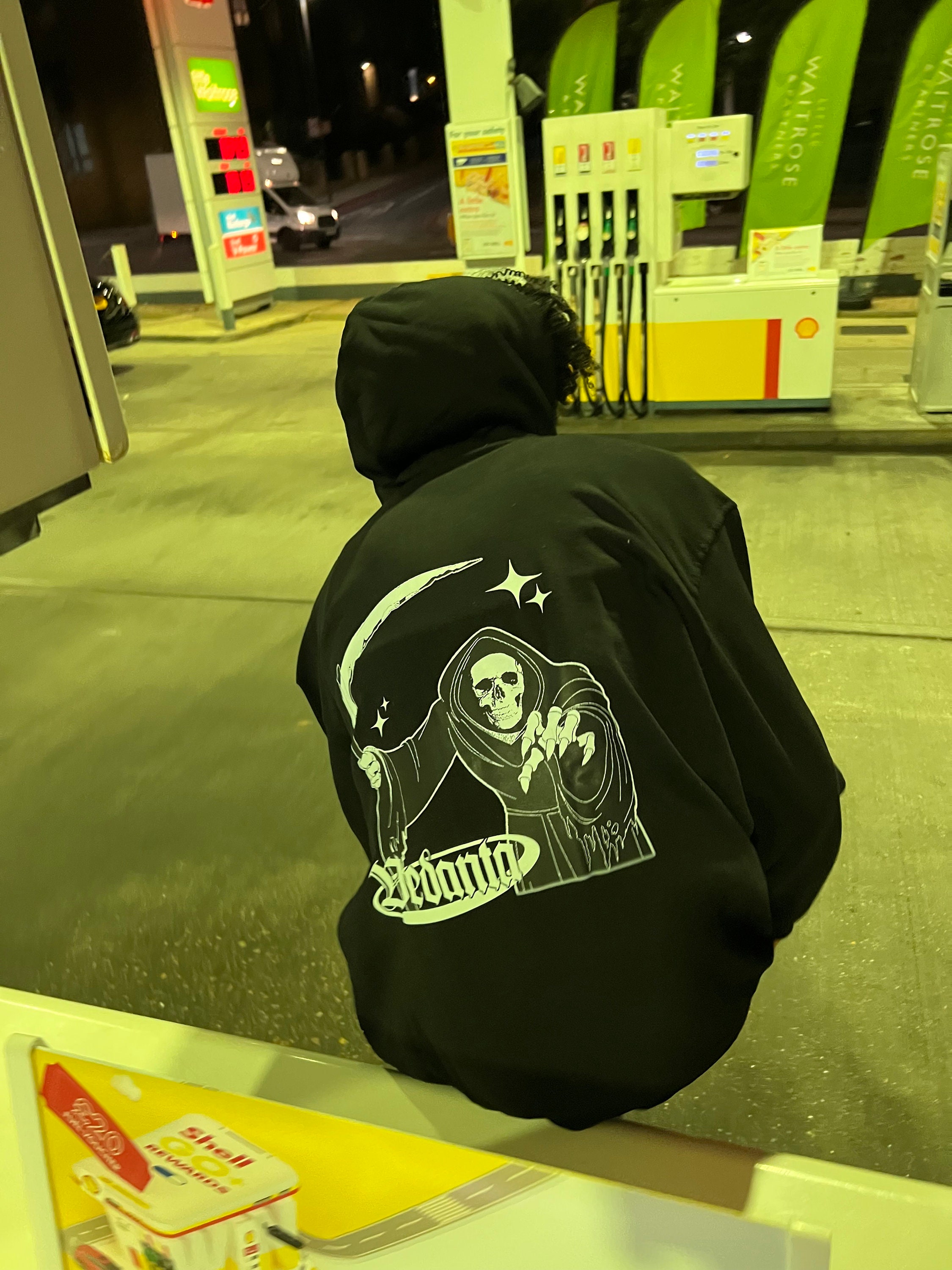 reaper sans  Zipped Hoodie for Sale by alam1212