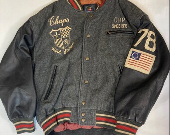 Chaps Ralph Lauren varsity jacket / teddy