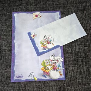 Juego de cartas nostálgicas de Diddl: papelería y sobres vintage