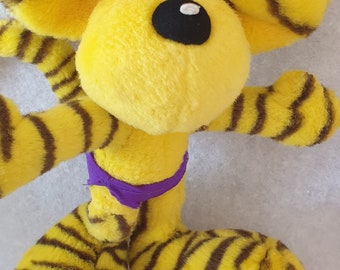 Rare Diddl Yellow Tiger Plush