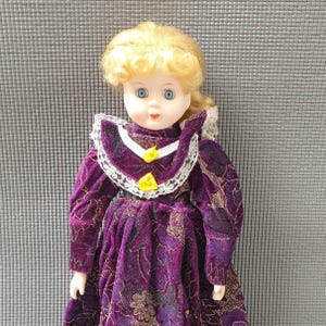 Vintage Porcelain Doll, Victorian Style, All Parts Move, Rare, Collectible