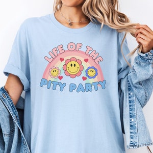 Offensive Humor Retro Shirt, Inappropriate Shirt, Dank Meme Shirt, Weird Shirt Funny Meme TShirt, Unfiltered Shocking Tee Life of Pity Party