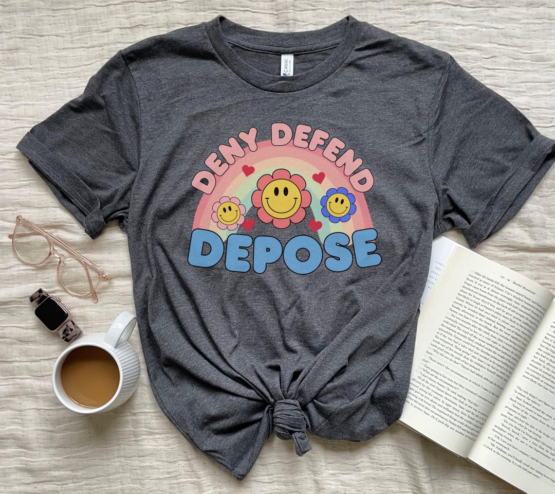 Deny Defend Depose Shirt, Eat the Rich Tee, Leftist Activist Political ...