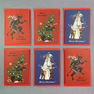 6 Pack Mixed Christmas Cards