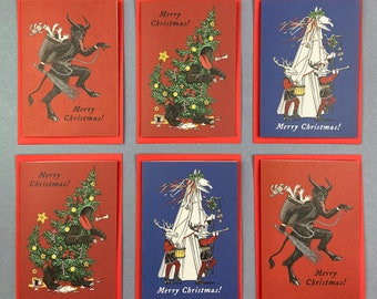 6 Pack Mixed Christmas Cards