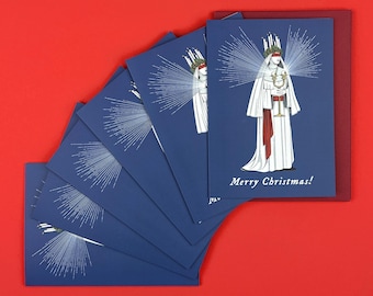 Santa Lucia / St Lucy Christmas Card (Pack of 6)