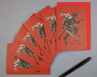 Krampus Christmas Card (Pack of 6)