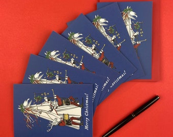 Mari Lwyd Christmas Card (Pack of 6)