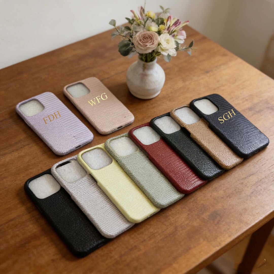 Personalized Lizard Texture Phone Case, Lizard Embossed iPhone Case ...