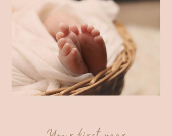 Baby Keepsake Book Journal Baby's First Year Keepsake Diary Gift For New Parents New Mother Gift Idea Baby's Book Of Firsts Photograph Album