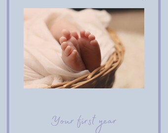 Baby Keepsake Book Journal Baby's First Year Keepsake Diary Gift For New Parents New Mother Gift Idea Baby's Book Of Firsts Photograph Album