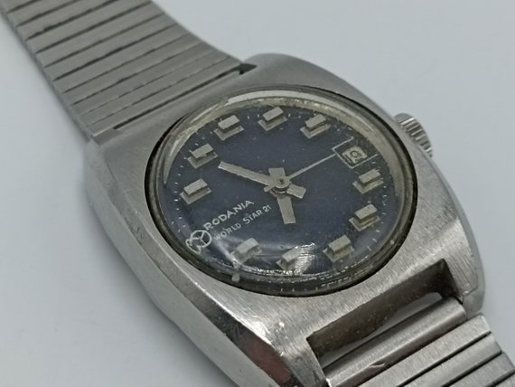 Vintage Rodania World Star 21 Wristwatch, Classic… - image 1