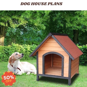 DIY Outdoor Dog House Plans (PDF Plan)