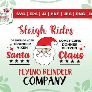 Passeios de trenó Natal svg, Natal svg, Passeios de trenó na rua principal, Feliz Natal svg, Parte de Natal svg, Camisas de férias svg, Cricut