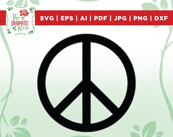 Peace Symbol svg, Peace Sign svg, Peace svg, Peace Symbol Png, files for cricut, silhouette, peace design svg, Christmas design svg,