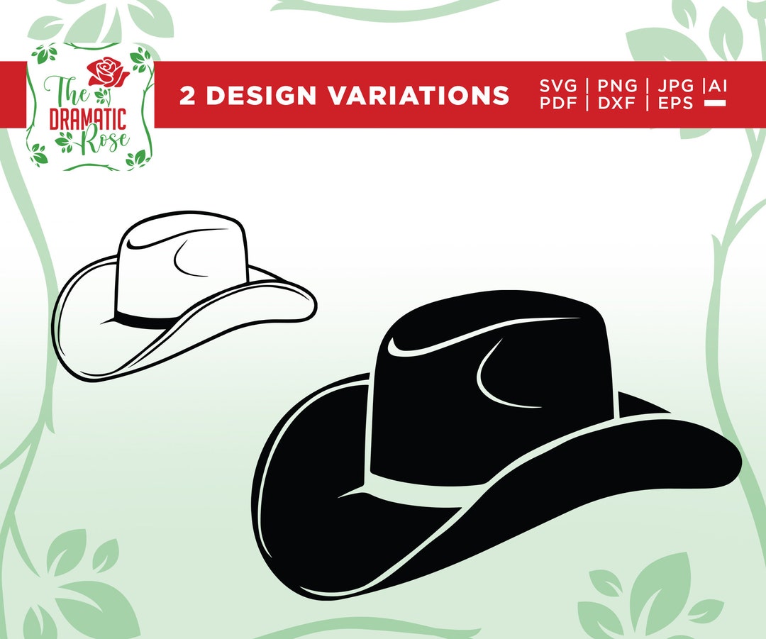 Cowboy Hat SVG, Hat Svg, Country Western SVG, Shirt Design Svg, SVG