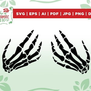 Skeleton Hands svg,  Skeleton Svg, instant digital Download, Svg design, Shirt Svg, shirt design svg, Png cricut svg Clip art, silhouette