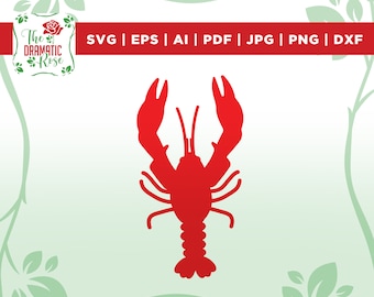 Crawfish Svg, Crayfish Svg, Crawfish png, Crawfish Boil Svg, Mardi Gras Crawfish Svg, Crawfish Cut File, Summer Svg, Summer Boil Svg, cricut