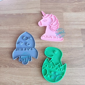 Personalized Play-Doh/Model Magic Stamper, Tool, Playdough Modeling Clay Tool