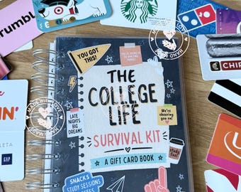 College Gift Card Book, 20 pages, Gift Card Book, Graduation, Graduation Gift, High School Graduation Gift. Gift Book