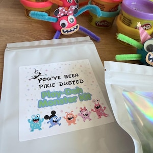 Disney Themed Build Your Own Monster Kit, Disney Pixie Dust DIY, Cruise DCL Birthday Party Favors Treasure Wish Wonder Magic Dream Fantasy