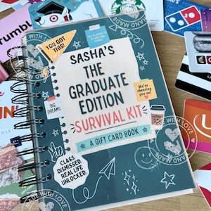 College Gift Card Book, Personalized, Personalized Gift Card Book, 20 pgs, Gift Card Book, Graduation Gift, High School Graduation Gift bild 9