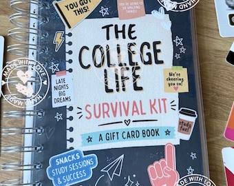 College Gift Card Book, 20 pages, Gift Card Book, Graduation, Graduation Gift, High School Graduation Gift. Gift Book