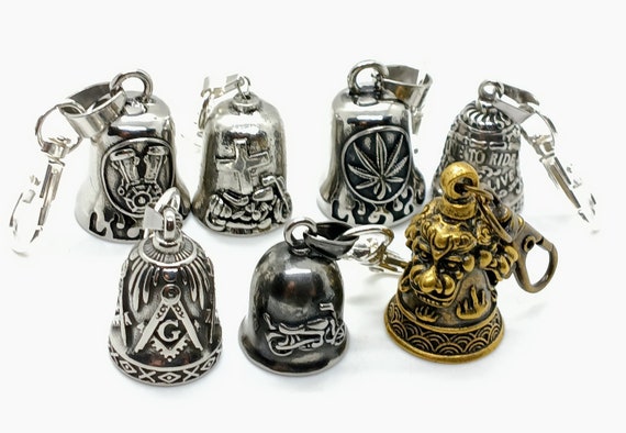 Motorcycle Gremlin Zipper Pull Biker Bells Approx. 1.7x 1 7 Models Each Bell Has Clapper and a Distinct Bell Tone Etsy