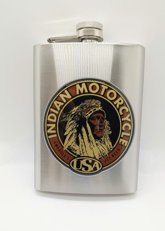 8oz Pioneer Message Stainless Steel Flask 8oz Pioneer Message Stainless Steel Flask