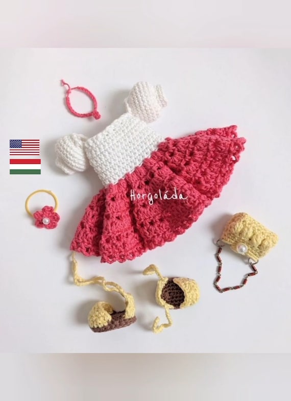 Vestiti Bambole Uncinetto Tutorial Vestiti Per Bambole Vestito Per