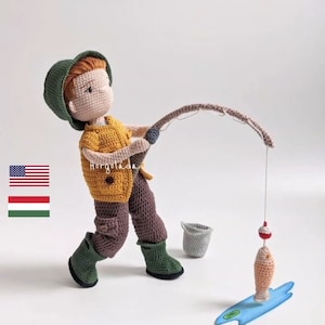 Ropa Para Muñeca De 10 Cm – Conjunto De Gorro De Pescador Y Mono Marrón, Nivel Coleccionable Para Niños
