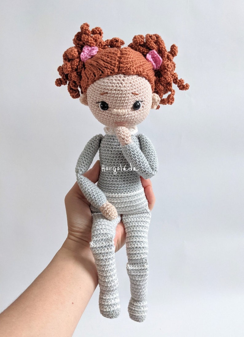 Penny doll crochet pattern. Amigurumi doll pattern image 5