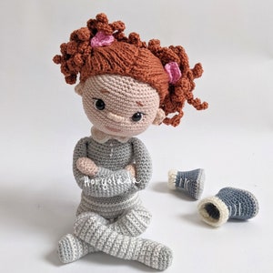 Penny doll crochet pattern. Amigurumi doll pattern image 4