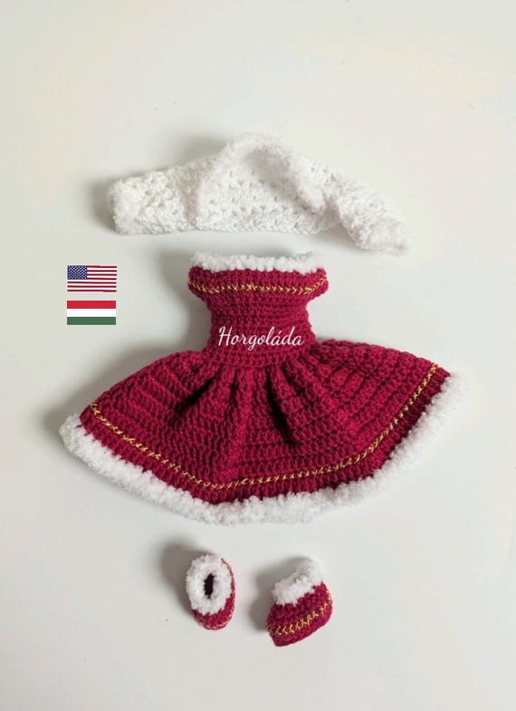 Bambola Uncinetto Vestiti Di Lana Per Barbie VESTITO BARBIE FATTO