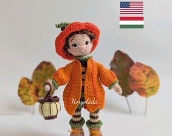 Jack Crochet Doll Pattern Amigurumi Doll pattern PDF English/Hungarian