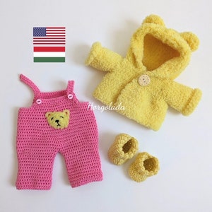Outfit for Lottie Crochet Pattern. Amigurumi doll clothes pattern for a doll 25 cm, for Lottie doll (English, Hungarian)